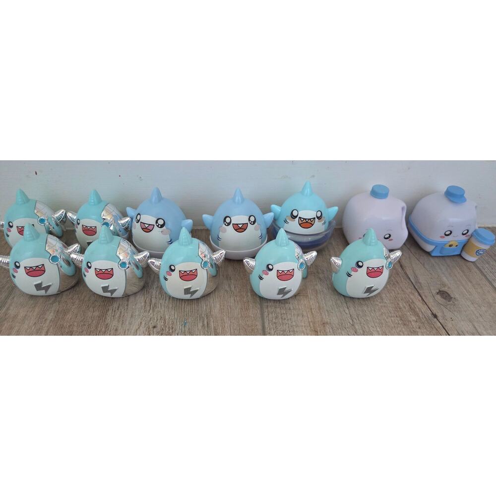 LankyBox Mystery Figure Lot‎ 12pc Cyborg Sharky Rare Barista Milky